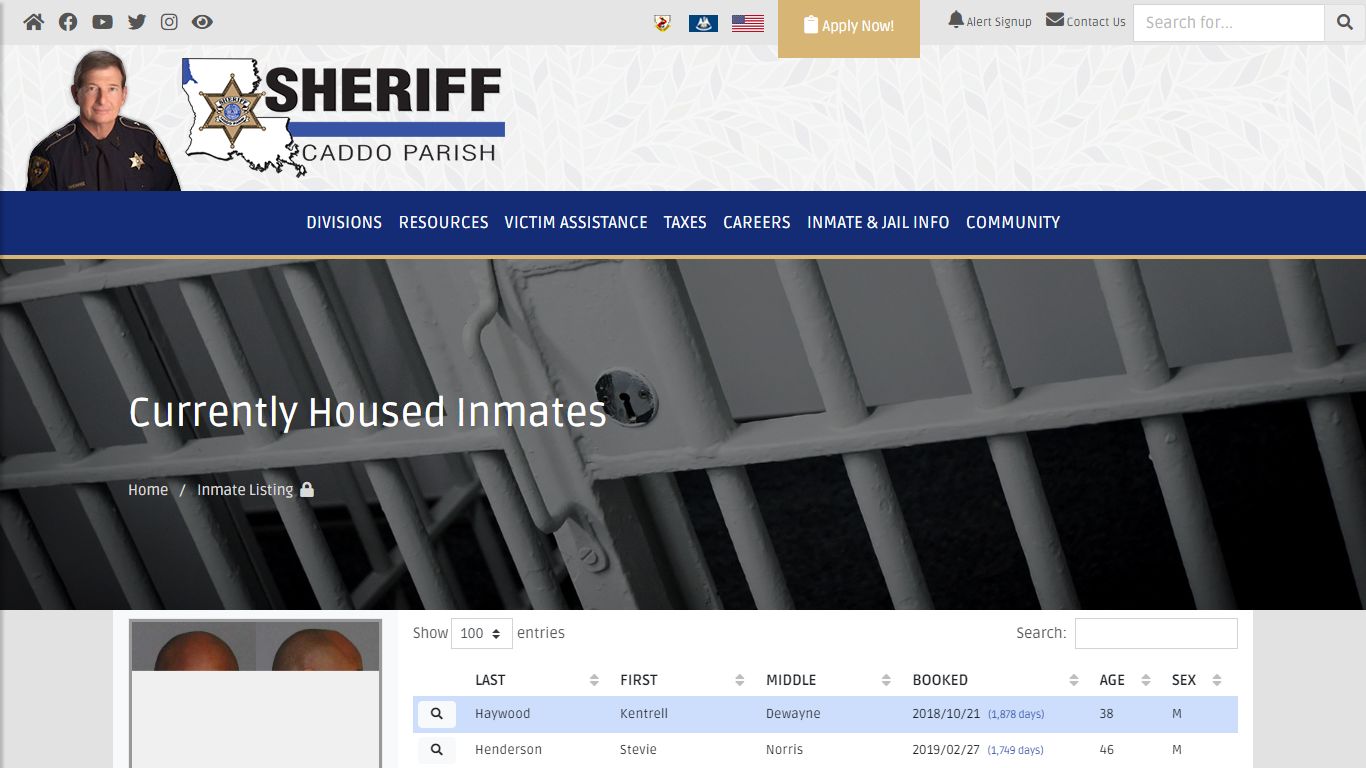 Caddo Correctional Center Inmates